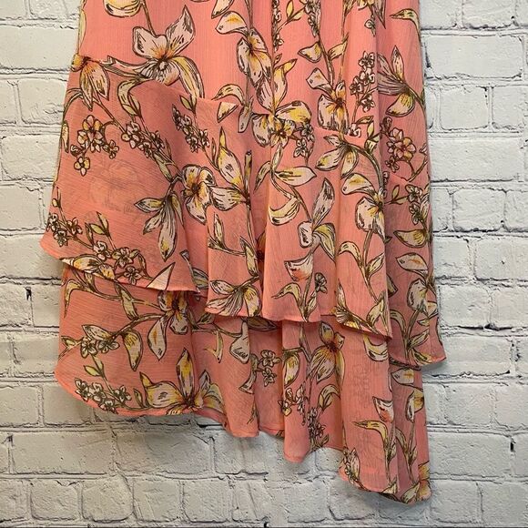 Floral Asymmetrical Dress - Picture 7 of 8